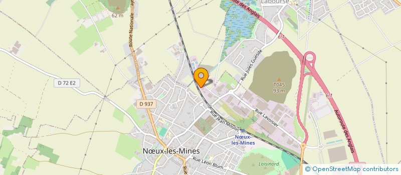 localisation de l'entreprise STOCK DIRECT ALU FRANCE à NŒUX-LES-MINES