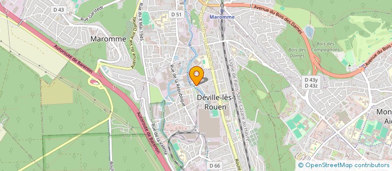 localisation de l'entreprise STOCK DISCOUNT DEVILLE à DEVILLE-LES-ROUEN