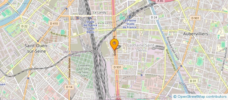 localisation de l'entreprise STOCK HORIZONS IDF  SAINT-DENIS