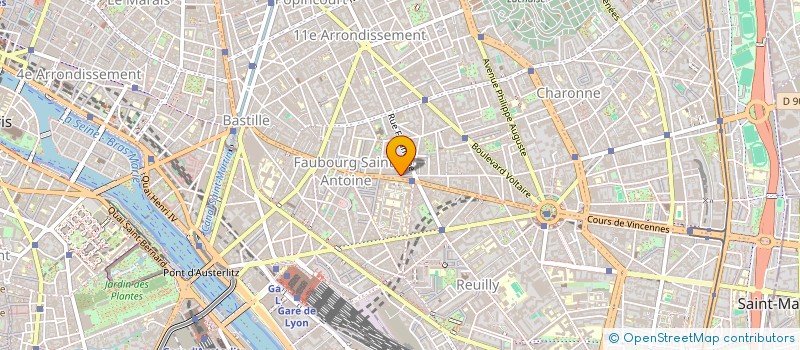 localisation de l'entreprise STOCK II  PARIS 11