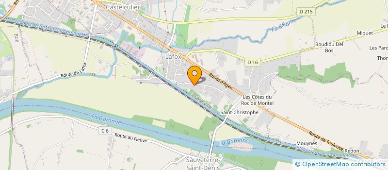 localisation de l'entreprise STOCK'IN  LAFOX