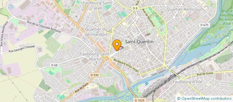 localisation de l'entreprise STOCK MED IMMO  SAINT-QUENTIN