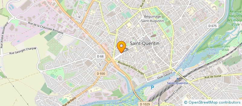 localisation de l'entreprise STOCK MEDICAL à SAINT-QUENTIN