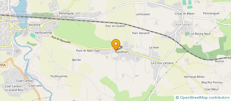 localisation de l'entreprise STOCK & MOI  ROSPORDEN