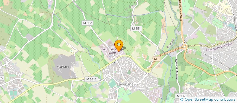 localisation de l'entreprise STOCK'N GO à LAVERUNE