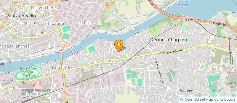 localisation de l'entreprise STOCK PIERRE SERVICES  DECINES-CHARPIEU