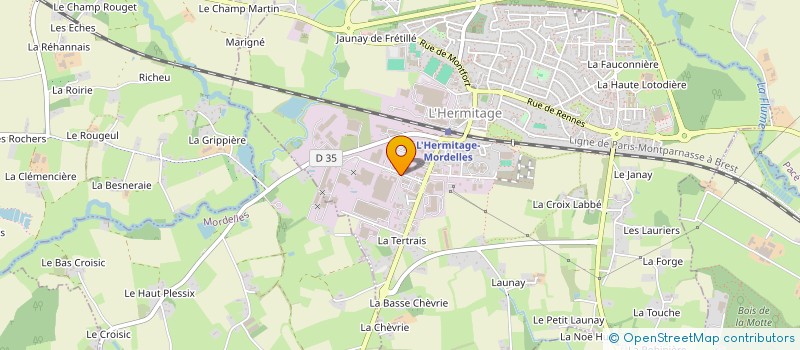 localisation de l'entreprise STOCK PLUS à L'HERMITAGE