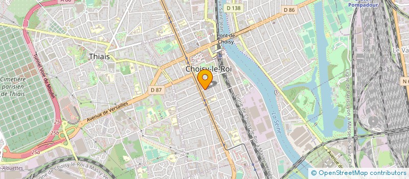 localisation de l'entreprise STOCK PLUS à CHOISY-LE-ROI