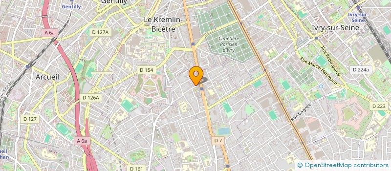 localisation de l'entreprise STOCK SERVICE PARIS à VILLEJUIF