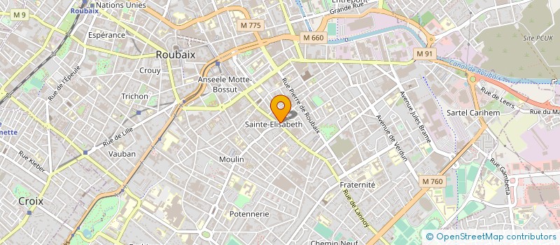 localisation de l'entreprise STOCK TRANSIT PILOTE POLE EUROP EXP  ROUBAIX