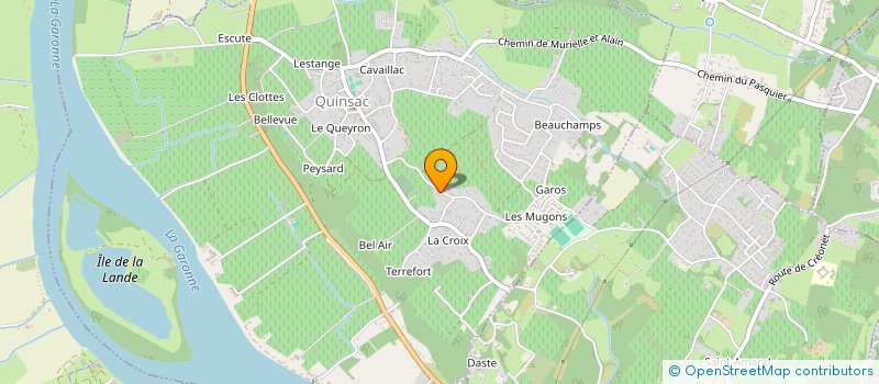 localisation de l'entreprise STOCKAFFAIR  QUINSAC