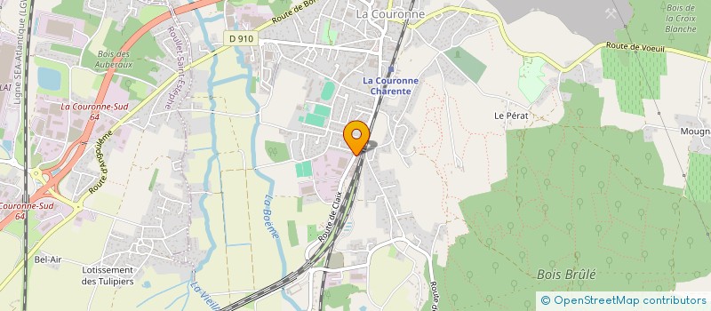 localisation de l'entreprise STOCKAGE 16 à LA COURONNE