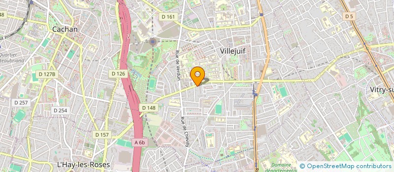localisation de l'entreprise STOCKAGE DISTRIBUTION ET LOGISTIQUES à VILLEJUIF