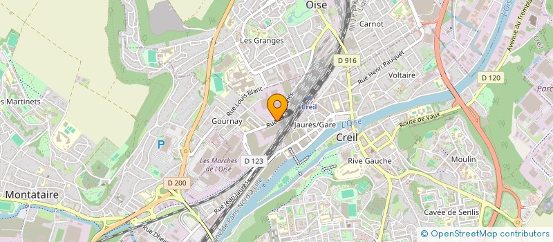 localisation de l'entreprise STOCKAGE DU BASSIN CREILLOIS  CREIL