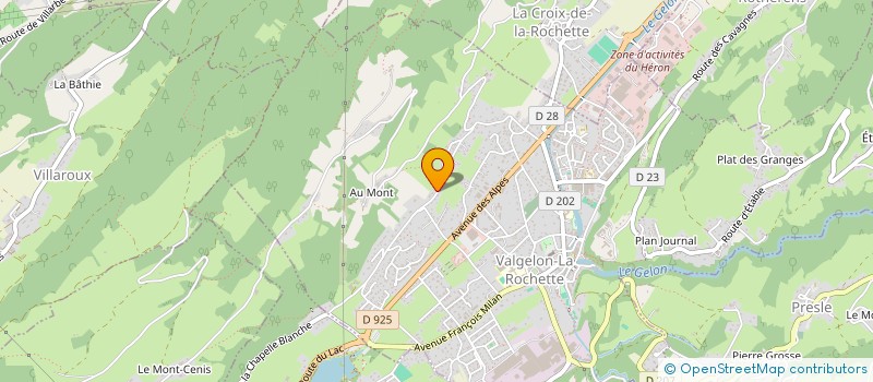 localisation de l'entreprise STOCKAGE ET CONDITIONNEMENTS ROCHETTOIS à VALGELON-LA ROCHETTE