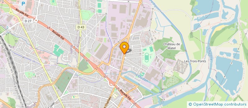 localisation de l'entreprise STOCKAGE FERRY  ROANNE