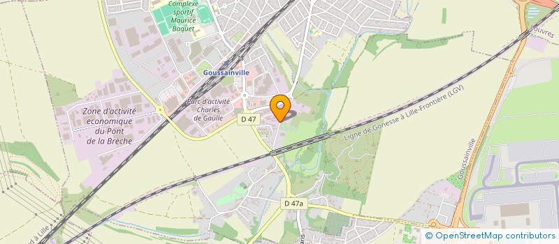 localisation de l'entreprise STOCKAGE FRET INT MULTI SCE DISTRIBUTION à GOUSSAINVILLE