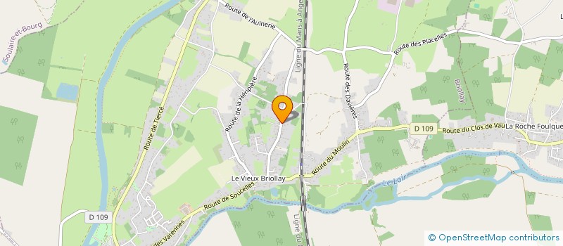 localisation de l'entreprise STOCKAGE LOGISTIQUE DISTRIBUTION  BRIOLLAY