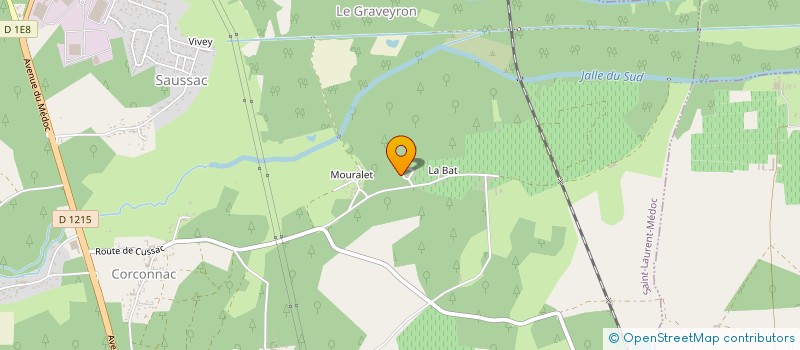 localisation de l'entreprise STOCKAGE.RB  SAINT-LAURENT-MEDOC