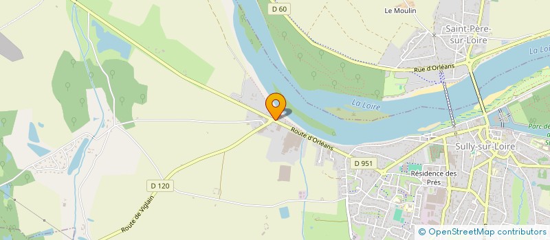 localisation de l'entreprise STOCKAGE SR  SULLY-SUR-LOIRE