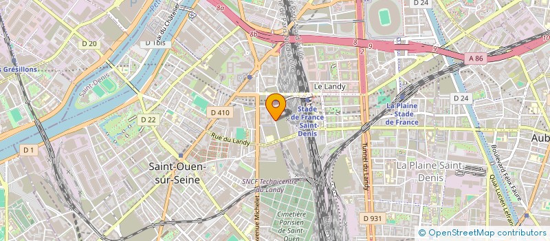 localisation de l'entreprise STOCKALPA à SAINT-DENIS
