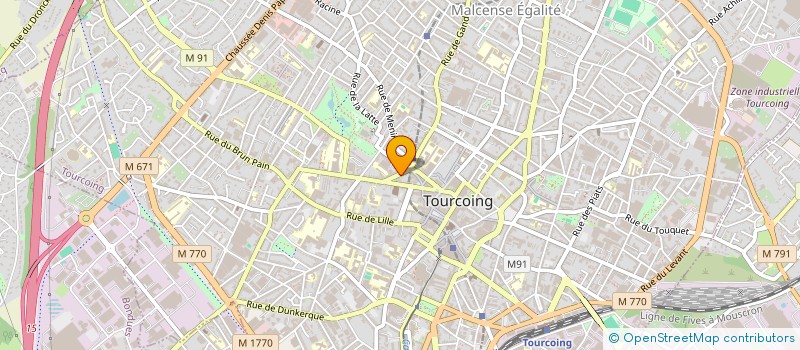 localisation de l'entreprise STOCKCAR TOURQUENNOIS  TOURCOING