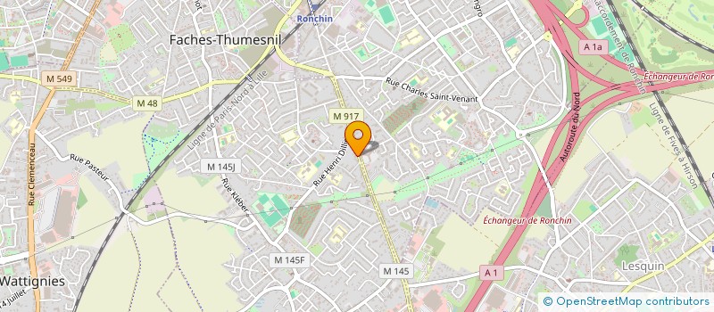 localisation de l'entreprise STOCKDIRECT  FACHES-THUMESNIL