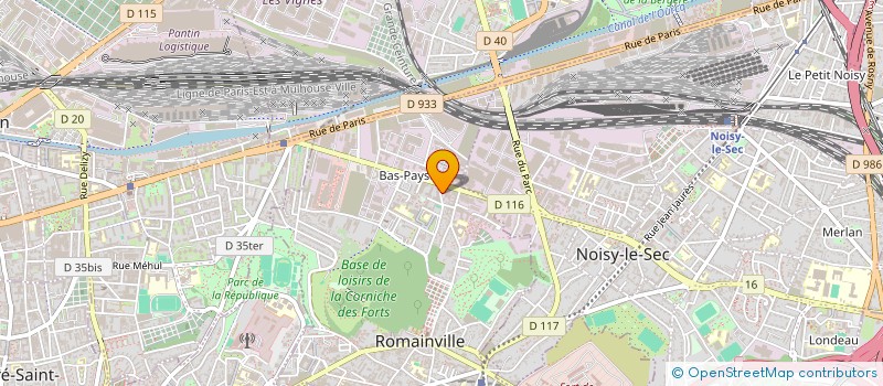 localisation de l'entreprise STOCKDIS à ROMAINVILLE