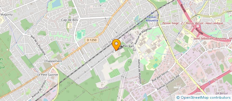 localisation de l'entreprise STOCKEBOX à PESSAC