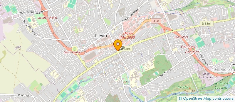 localisation de l'entreprise STOCKEL à LIEVIN