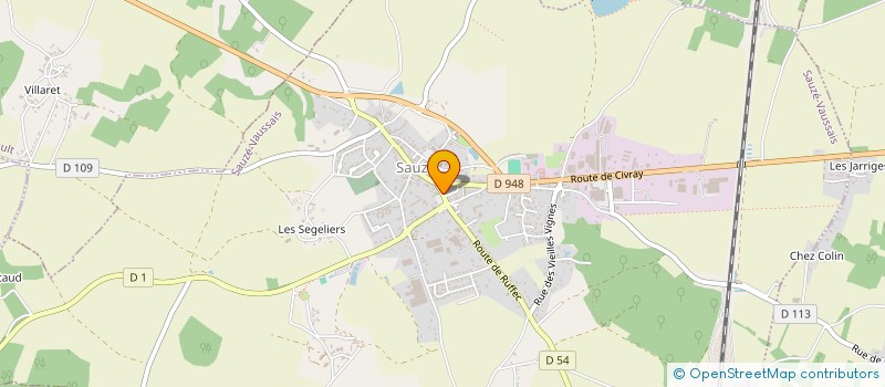 localisation de l'entreprise STOCKEURS AGRICOLES DE L OUEST à SAUZE-VAUSSAIS