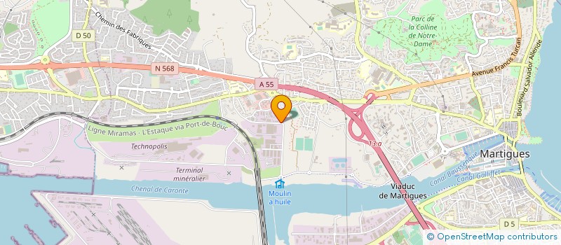 localisation de l'entreprise STOCKFOS à MARTIGUES