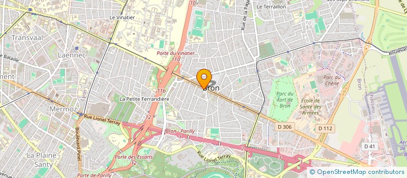 localisation de l'entreprise STOCKIMMO à BRON