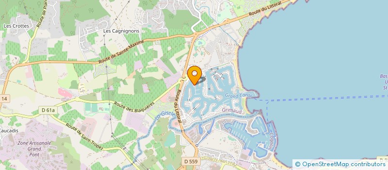 localisation de l'entreprise STOCKL PROSPERITE  GRIMAUD