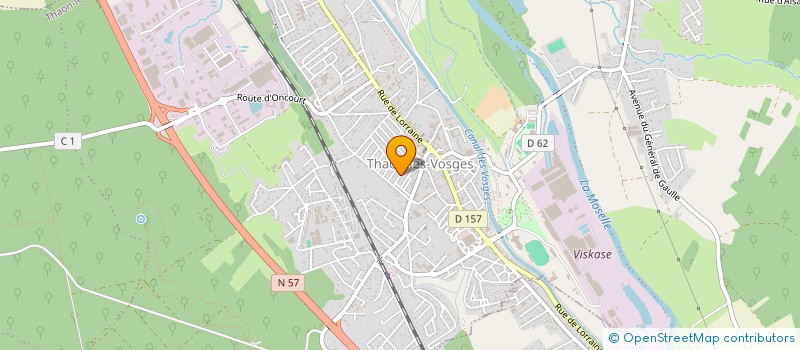 localisation de l'entreprise STOCKLOR à THAON-LES-VOSGES