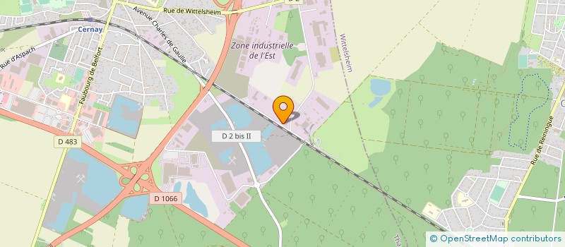 localisation de l'entreprise STOCKMEIER URETHANES FRANCE à CERNAY