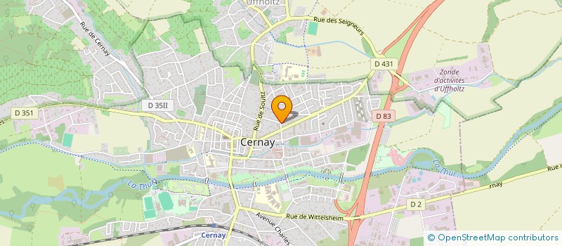 localisation de l'entreprise STOCKS-ATOUT à CERNAY