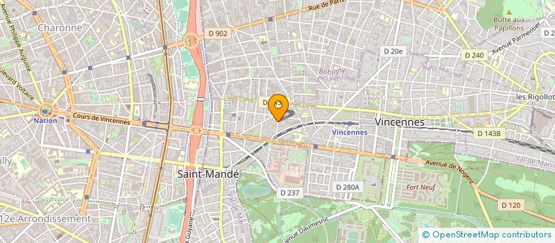 localisation de l'entreprise STOCKS NET à VINCENNES