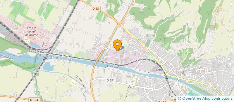 localisation de l'entreprise STOCKSAFFAIRS  CREST