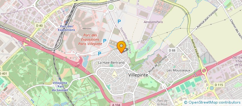 localisation de l'entreprise STOCKSOLUTIONS  VILLEPINTE
