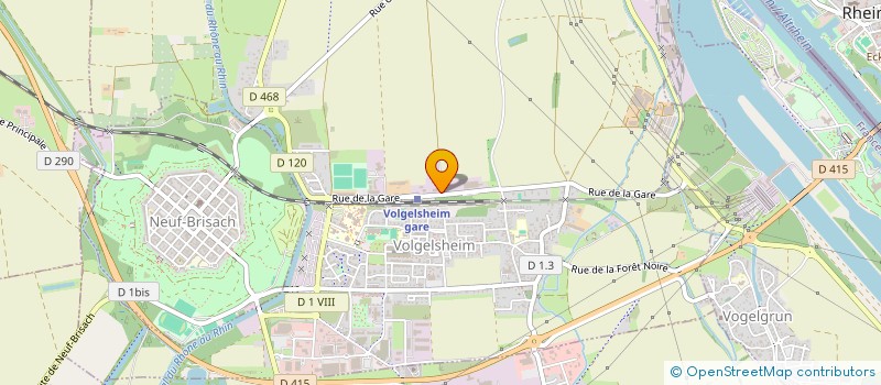 localisation de l'entreprise STOCKTOO  VOLGELSHEIM