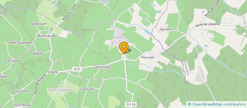 localisation de l'entreprise STOCKWINE à FRANCS
