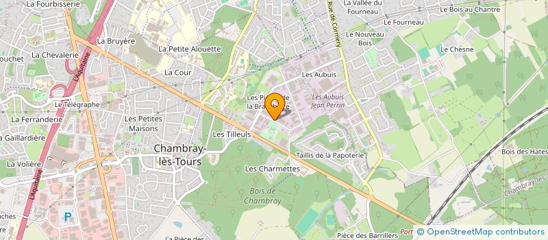 localisation de l'entreprise STOCOBIS à JOUE-LES-TOURS