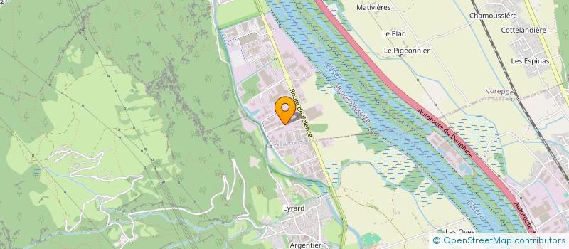 localisation de l'entreprise STODEUS  VEUREY-VOROIZE