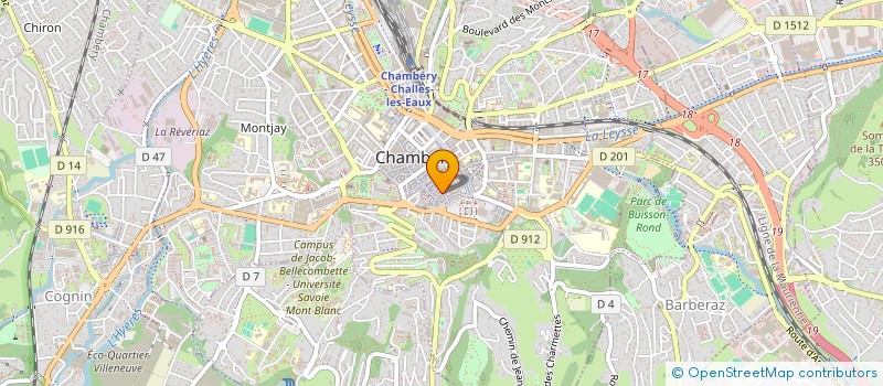 localisation de l'entreprise STOECHADES  CHAMBERY