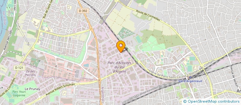 localisation de l'entreprise STOER à ARGENTEUIL
