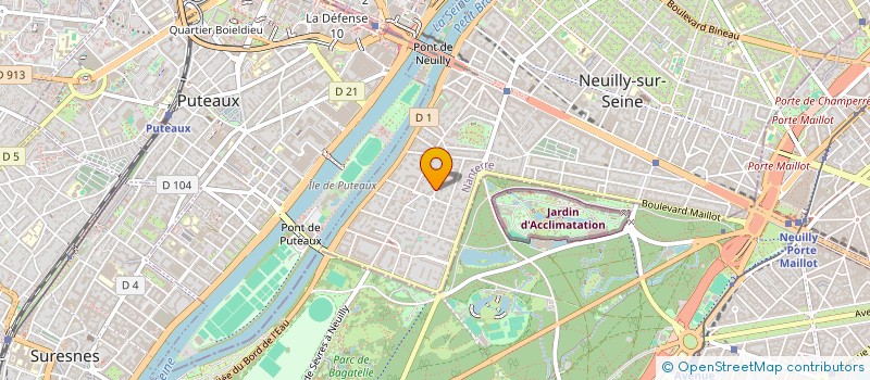 localisation de l'entreprise STOFIZE ARMAN à NEUILLY-SUR-SEINE