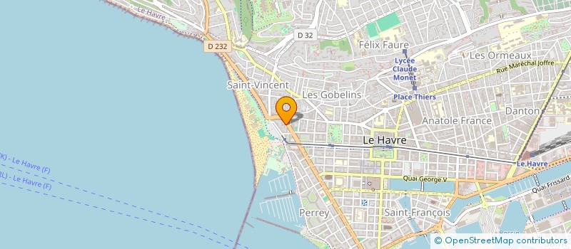 localisation de l'entreprise STOJ à LE HAVRE