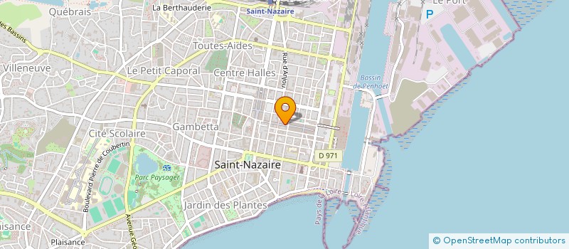 localisation de l'entreprise STOKAS à SAINT-NAZAIRE