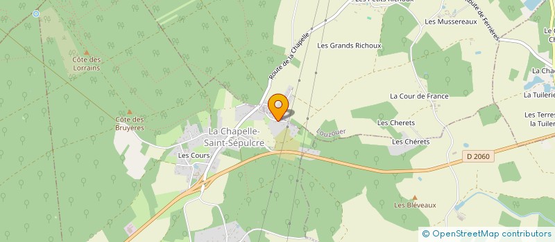 localisation de l'entreprise STOLIAM INVEST à LA CHAPELLE-SAINT-SEPULCRE
